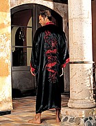 Long robe with Asian accents